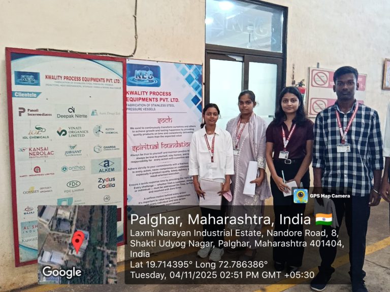 3. Nov Industrial Visit Kwality Process 04.11.2025